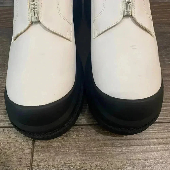 NWT Stuart Weitzman $830 Charli Sport Platform Booties Block Heel White Size 7B - Picture 3 of 14